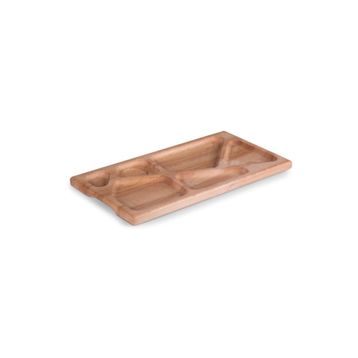 Kapp Kayın 20x38 cm Geometrik Sunumluk
