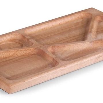 Kapp Kayın 20x38 cm Geometrik Sunumluk