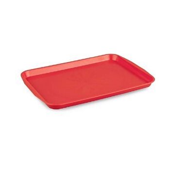 Kapp Kırmızı 27X36 cm ABS Servis Tepsisi
