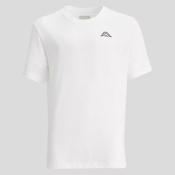 Kappa 331F7BW001 M Logo Cafers Beyaz Erkek T-Shirt
