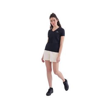 Kappa 361D5Uw005 W Logo Cabou Bisiklet Yaka Regular Fit Düz Siyah Kadın T-Shirt