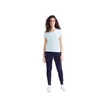Kappa 361D5Uwxcd W Logo Cabou Bisiklet Yaka Regular Fit Düz Yeşil Kadın T-Shirt