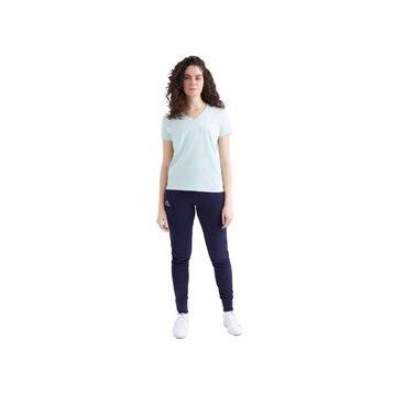 Kappa 361D5Uwxcd W Logo Cabou Bisiklet Yaka Regular Fit Düz Yeşil Kadın T-Shirt