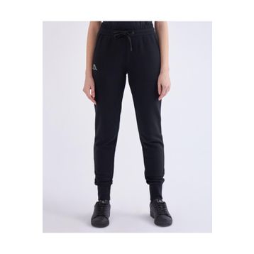 Kappa 371E82W005 W Logo Theek Slim Normal Bel Lastikli Fit Düz Siyah Kadın Eşofman Altı