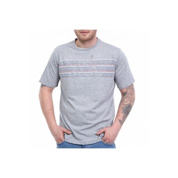 Kappa Baskılı Gri Melanj T-Shirt