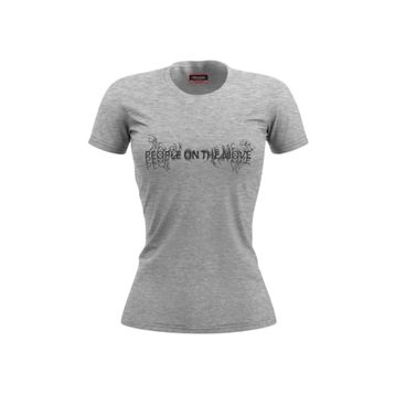 Kappa Baskılı Gri Melanj T-Shirt