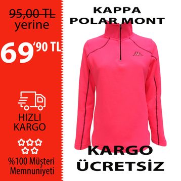 Kappa Yarim Fermuarlı Polar