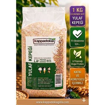 Kappadokia 1 kg Katkısız Yerli Yulaf Kepeği