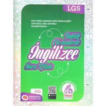 Karaağaç Yayınları LGS İngilizce Taktik Çözümlerle Soru Kitabı