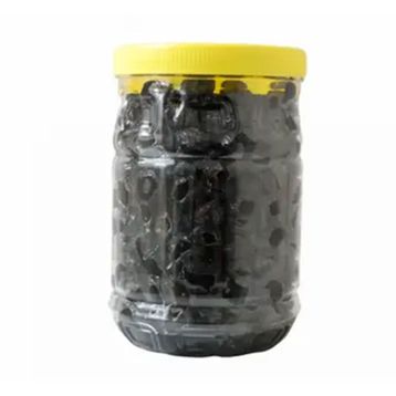 Karabacak 1 kg Pet Kavanoz Kuru Sele Tuzsuz Tandırda Kuruma Siyah Zeytin