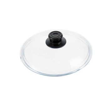 Karaca 10018 18 cm Granit ve Çelik Tencere İçin Cam Kapak ve Kulp