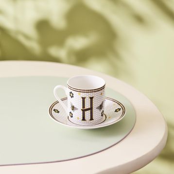 Karaca 80 ML H Harfli Kahve Fincanı