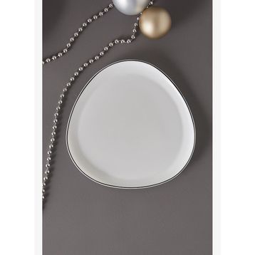 Karaca Agata Opal 20 cm Cam Pasta Tabağı