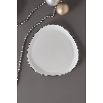Karaca Agata Opal 20 cm Cam Pasta Tabağı