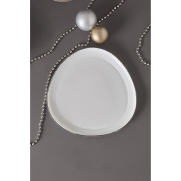 Karaca Agata Opal Cam 25 cm Servis Tabağı