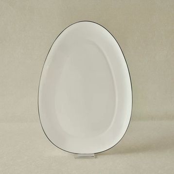 Karaca Agata Opal Cam 33 cm Kayık Tabak