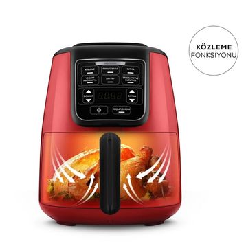 Karaca Air Pro Cook Köz XL 4.5 lt Ruby Airfryer