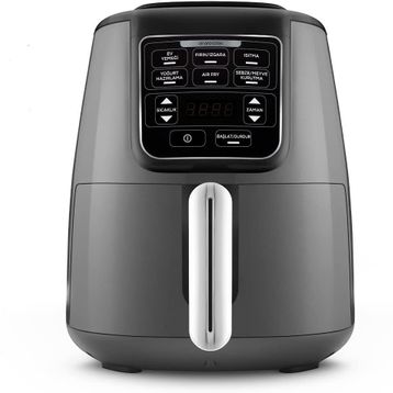 Karaca Air Pro Cook XL 2 in 1 Konuşan 4 lt Space Gray Airfryer