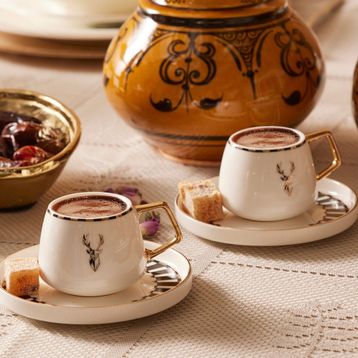 Karaca Aries 2 Kişilik 100 ml Kahve Fincan Takımı