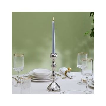 Karaca Arlen Silver 23 cm Tekli Şamdan