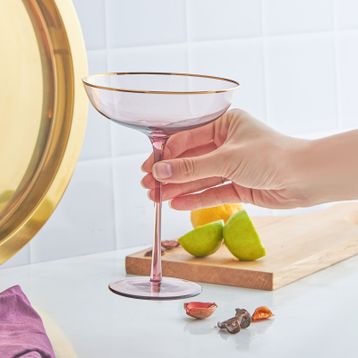 Karaca Azalea Mor 220 ml Martini Bardağı