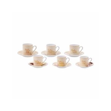 Karaca Back To 6 Kişilik 80 Ml Kahve Fincan Takımı