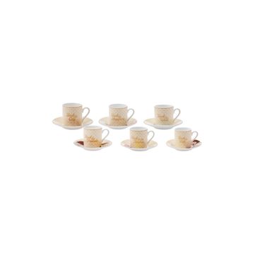 Karaca Back To 6 Kişilik 80 Ml Kahve Fincan Takımı