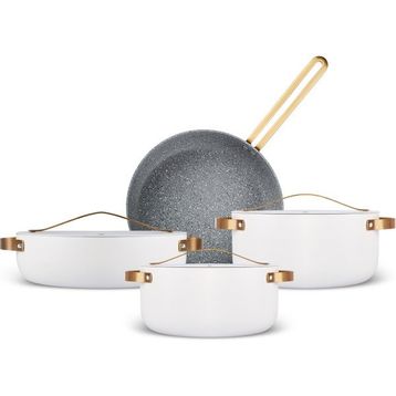 Karaca Biogranit Helix Cream 7 Parça Tencere Seti
