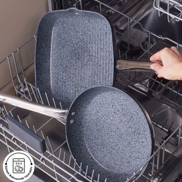 Karaca Biogranit Monet 2 Parça Siyah Tava Grill Set