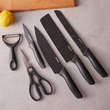 Karaca Black Stone 6 Parça Bıçak Seti