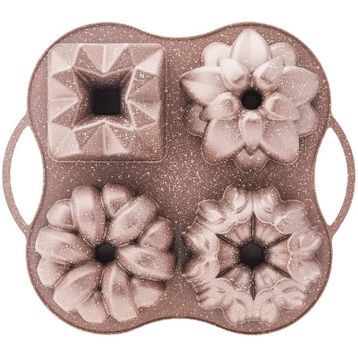 Karaca Cake Pro 4'lü Rosegold Döküm Kek Kalıbı