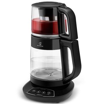 Karaca Çaysever 3in1 Black Cam Çay Makinesi