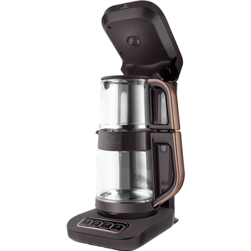 Karaca Çaysever Robotea Pro Connect 4in1 Walnut Brown Çay Makinesi