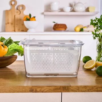 Karaca Citrus Sebze/Meyve L Beyaz Saklama Kabı