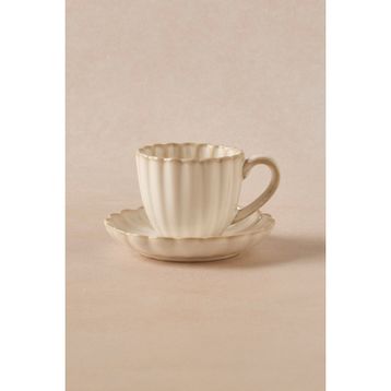 Karaca Daisy 90 ml Kahve Fincanı ve Tabağı