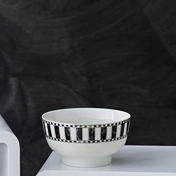 Karaca Damalı 11 cm Çizgili Porselen Çerezlik
