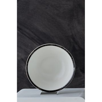 Karaca Damalı 14 cm Çizgi Porselen Salata Kasesi