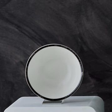 Karaca Damalı 14 cm Çizgi Porselen Salata Kasesi