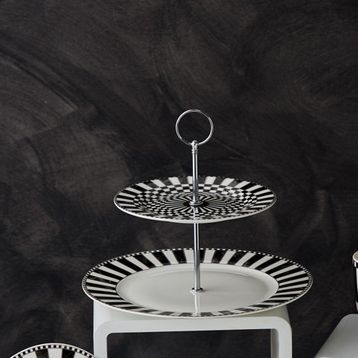 Karaca Damalı 27 cm Katlı Kurabiyelik