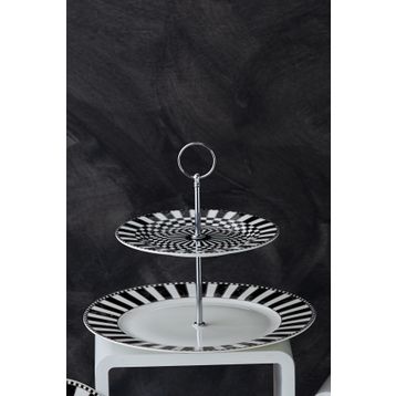 Karaca Damalı 27 cm Katlı Kurabiyelik