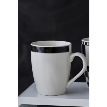 Karaca Damalı 320 ml Porselen Kupa