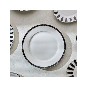 Karaca Damalı Porselen 22 cm Servis Tabağı