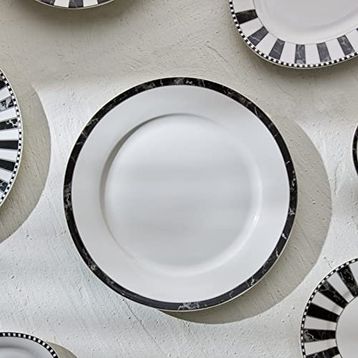 Karaca Damalı Porselen 22 cm Servis Tabağı