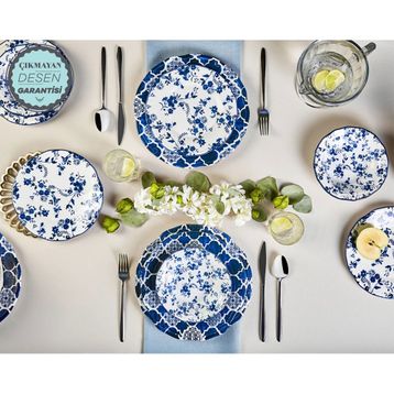 Karaca Deep Blue 24 Parça Yemek Takımı