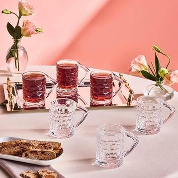 Karaca Defne 195 ml 6'lı Çay Bardağı Seti