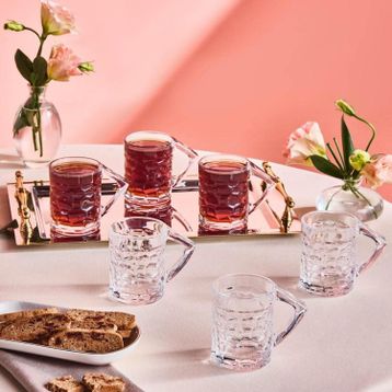 Karaca Defne 195 ml 6'lı Çay Bardağı Seti