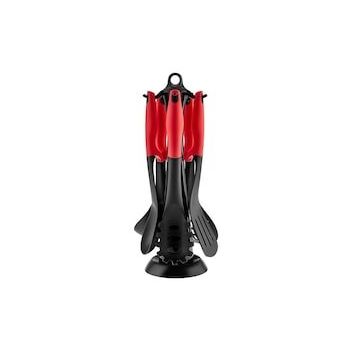 Karaca Defy Red 6 Parça Standlı Servis Seti