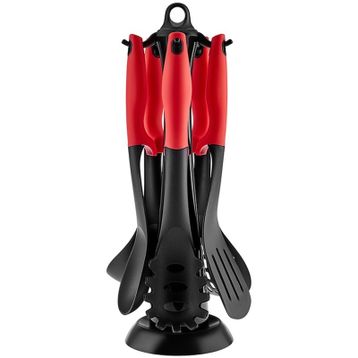 Karaca Defy Red 6 Parça Standlı Servis Seti