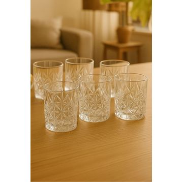 Karaca Eclipsa 300 ml 6'lı Cam Su Bardağı
