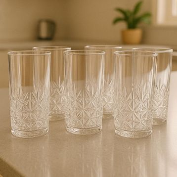 Karaca Eclipsa 350 ml 6'lı Cam Meşrubat Bardağı